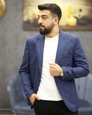 GUERRO 3266 SLİMFİT TORBA CEP TEK CEKET(K.MAVİ)