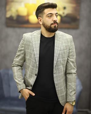 GUERRO 3267 SLİMFİT TORBA CEP TEK CEKET(GRİ)