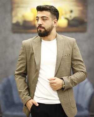 GUERRO 3268 SLİMFİT TORBA CEP TEK CEKET(BEJ)