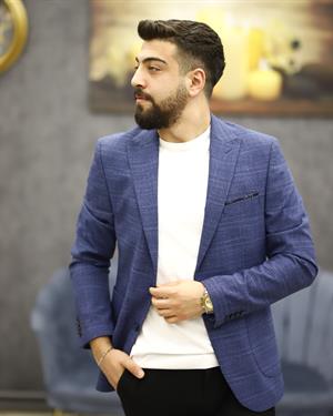 GUERRO 3268 SLİMFİT TORBA CEP TEK CEKET(K.MAVİ)