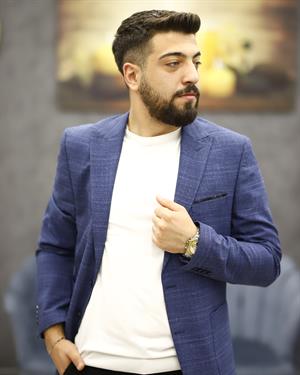 GUERRO 3268 SLİMFİT TORBA CEP TEK CEKET(K.MAVİ)