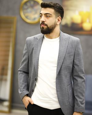 GUERRO 3268 SLİMFİT TORBA CEP TEK CEKET(GRİ)