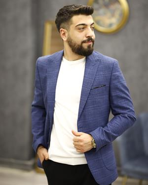 GUERRO 3268 SLİMFİT TORBA CEP TEK CEKET(K.MAVİ)