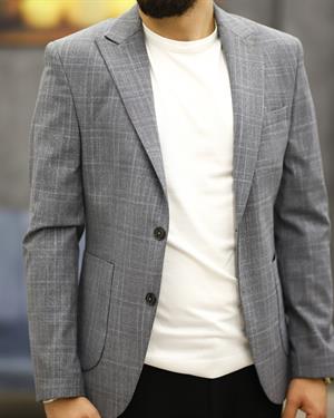 GUERRO 3268 SLİMFİT TORBA CEP TEK CEKET(GRİ)