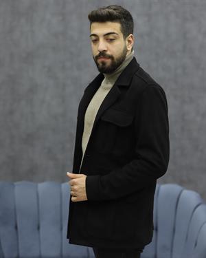 LOOK MAN 8198 SÜET SAFARİ CEKET(SİYAH)