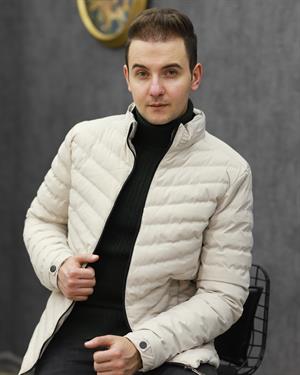 MARKOVA 7018 KIŞLIK ŞİŞME MONT(KREM)