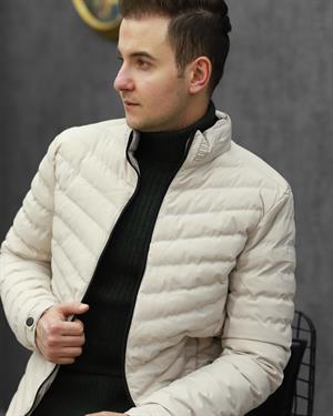 MARKOVA 7018 KIŞLIK ŞİŞME MONT(KREM)