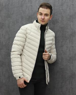 MARKOVA 7018 KIŞLIK ŞİŞME MONT(KREM)