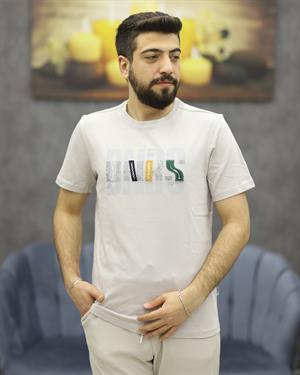 POOLL PARK 243404 BİSİKLET YAKA TİŞÖRT(GRİ)
