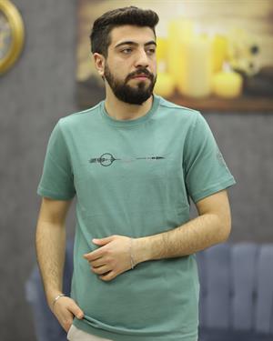 POOLL PARK 243405 BİSİKLET YAKA TİŞÖRT(YEŞİL)