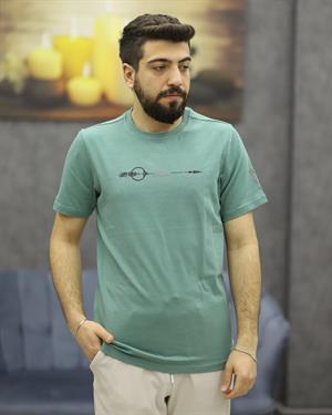 POOLL PARK 243405 BİSİKLET YAKA TİŞÖRT(YEŞİL)