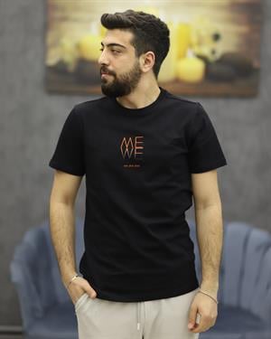 POOLL PARK 243407 BİSİKLET YAKA TİŞÖRT(SİYAH)