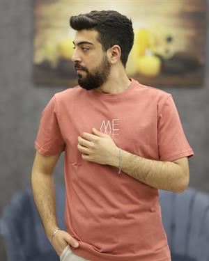 POOLL PARK 243407 BİSİKLET YAKA TİŞÖRT(KIREMIT)