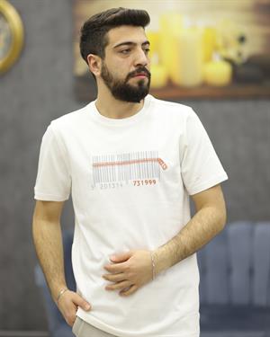 POOLL PARK 243408 BİSİKLET YAKA TİŞÖRT(BEYAZ)