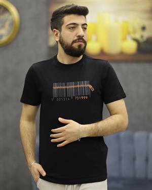 POOLL PARK 243408 BİSİKLET YAKA TİŞÖRT(SİYAH)