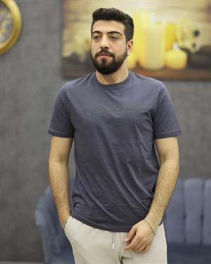 POOLL PARK 243425 BİSİKLET YAKA TİŞÖRT(ANTRASIT)