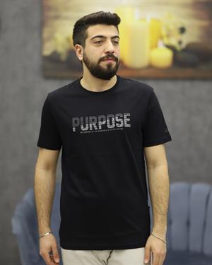 POOLL PARK 243427 BİSİKLET YAKA TİŞÖRT(SİYAH)