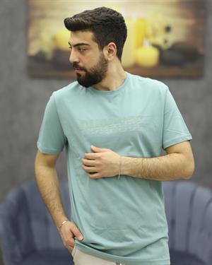 POOLL PARK 243427 BİSİKLET YAKA TİŞÖRT(MİNT)