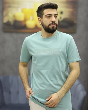 POOLL PARK 243427 BİSİKLET YAKA TİŞÖRT(MİNT)