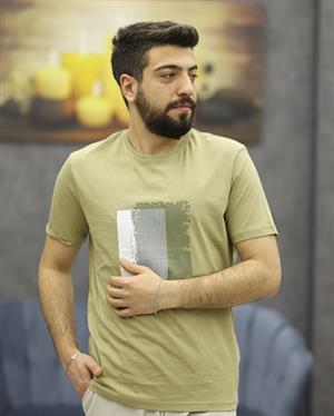 POOLL PARK 243428 BİSİKLET YAKA TİŞÖRT(HAKİ)