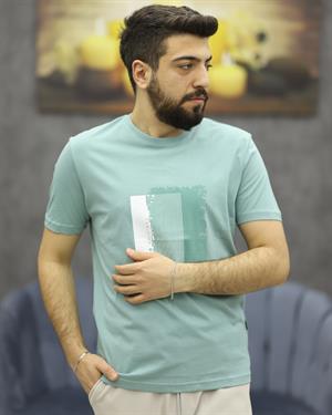 POOLL PARK 243428 BİSİKLET YAKA TİŞÖRT(MİNT)