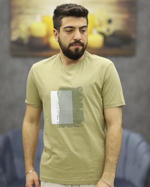 POOLL PARK 243428 BİSİKLET YAKA TİŞÖRT(HAKİ)