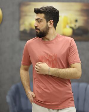 POOLL PARK 243429 BİSİKLET YAKA TİŞÖRT(GÜL KURUSU)