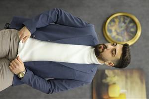 RAVMEN 197 TORBA CEPLİ KAŞE CEKET(MAVİ)