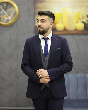 SAVARA 12337 SLİMFİT ARMÜRLÜ TAKIM ELBİSE(LACİVERT)