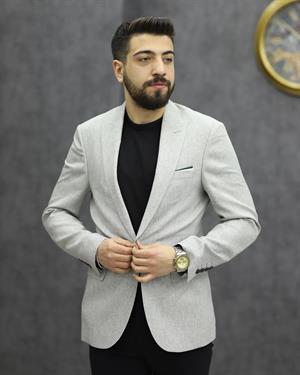 SAVARA 60403 SLİMFİT TEK CEKET(A.YEŞİL)