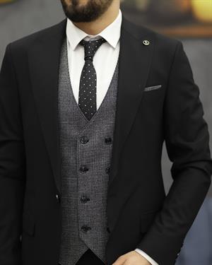 SUIT SARTORIA 2426 SLİMFİT KOMBİNLİ TAKIM ELBİSE(SİYAH)