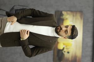 SUIT SARTORIA 2494 SİVRİ YAKA KIŞLIK CEKET(KAHVE)