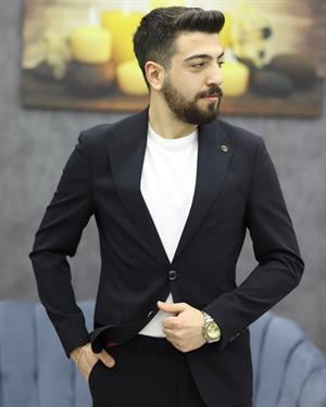 SUIT SARTORIA 2578 SLİMFİT SPOR TAKIM ELBİSE(SİYAH)