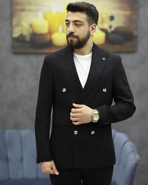 SUIT SARTORIA 2592 SLİMFİT KRUVAZE TAKIM ELBİSE(SİYAH)