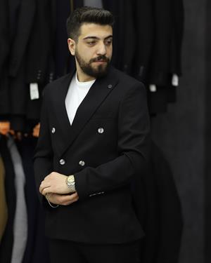SUIT SARTORIA 2592 SLİMFİT KRUVAZE TAKIM ELBİSE(SİYAH)