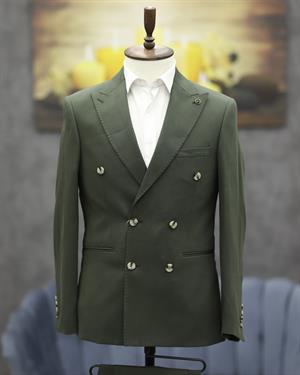 SUIT SARTORIA 2592 SLİMFİT KRUVAZE TAKIM ELBİSE(YEŞİL)