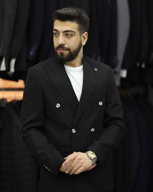 SUIT SARTORIA 2592 SLİMFİT KRUVAZE TAKIM ELBİSE(SİYAH)