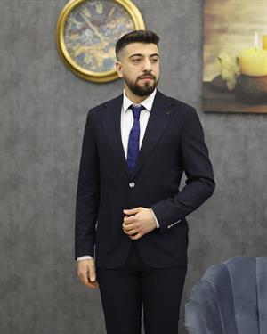SUIT SARTORIA 2641 SLİMFİT TORBA CEPLİ TAKIM ELBİSE(LACİVERT)