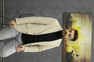 SUIT SARTORIA 4401 KADİFE CEKET(KREM)