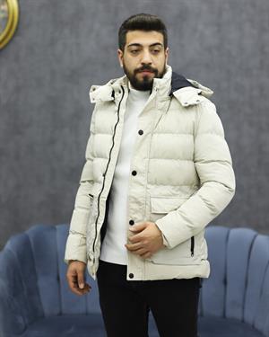 SUIT SARTORIA 8092 KAPŞONLU ŞİŞME KABAN(KREM)