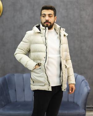 SUIT SARTORIA 8092 KAPŞONLU ŞİŞME KABAN(KREM)