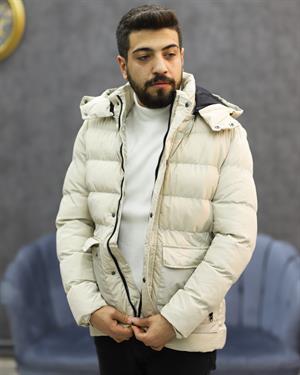 SUIT SARTORIA 8092 KAPŞONLU ŞİŞME KABAN(KREM)