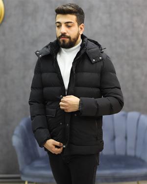 SUIT SARTORIA 8092 KAPŞONLU ŞİŞME KABAN(SİYAH)