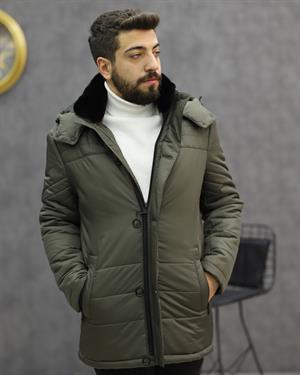 ÜSTÜN RİCOL 7020 KAPŞONLU ŞİŞME KABAN(YEŞİL)