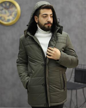 ÜSTÜN RİCOL 7020 KAPŞONLU ŞİŞME KABAN(YEŞİL)