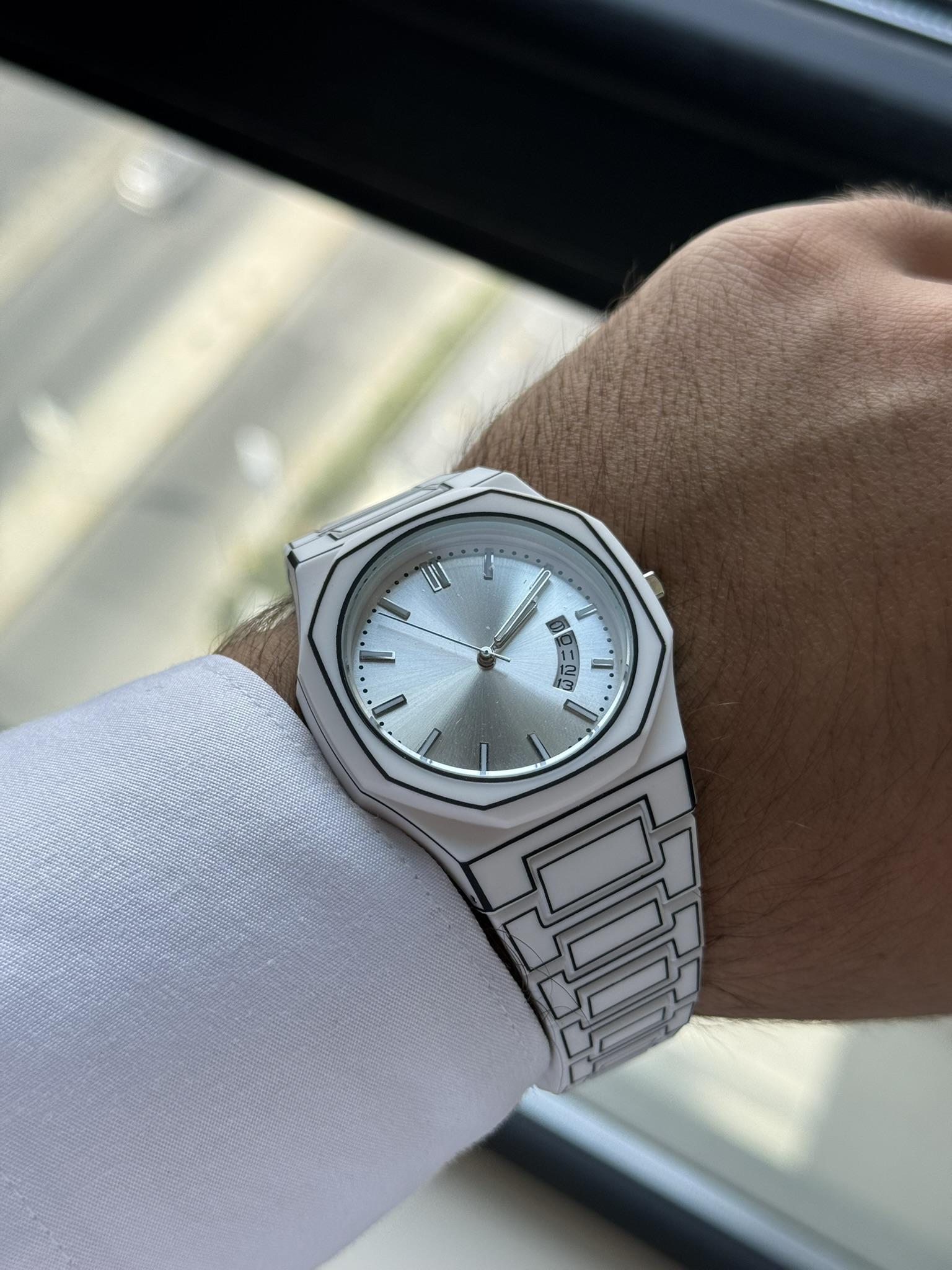 Mirzen Silikon Erkek Kol Saati Beyaz