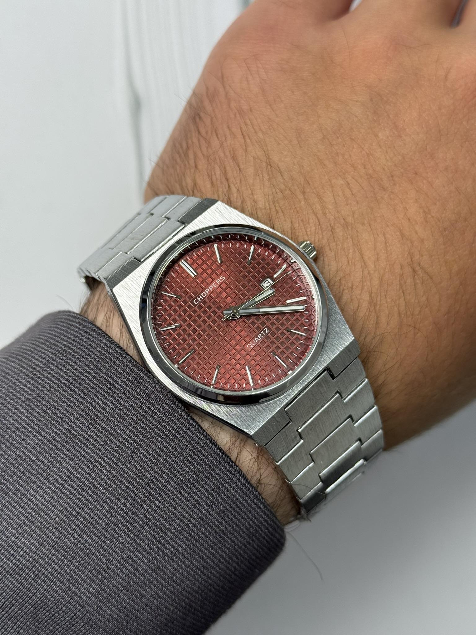 Monty Takvimli Yeni Sezon Erkek Kol Saati Gümüş (Bordo Kadran)