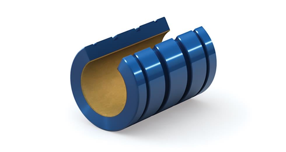 FMN 12 BİLYESİZ TEFLON RULMAN ( OP TİPİ )