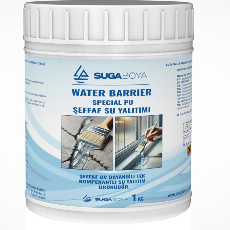SUGA WATER BARRIER SPECIAL PU ŞEFFAF SU YALITIMI 1 KG 