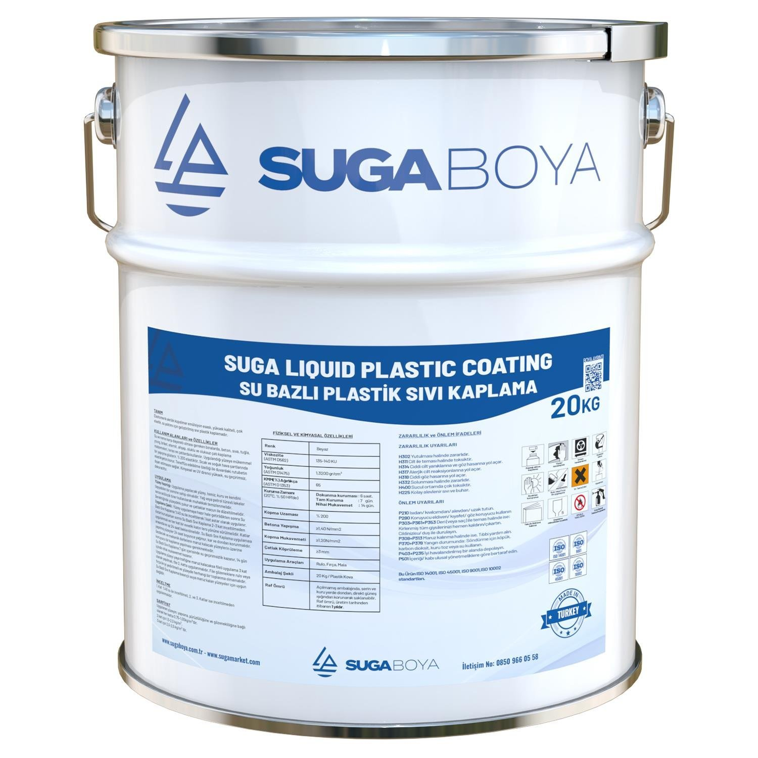 SUGA LIQUID PLASTIC COATING PLASTİK SIVI KAPLAMA 20 KG
